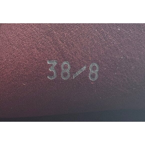 Women's - Rag & Bone Colby Red Leather Penny Loafers, Size 8 - Picture 13 of 13